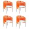 Orange Mint Caribe Dining Chair by Sebastian Herkner, Set of 4 1