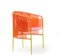 Orange Rose Caribe Dining Chairs by Sebastian Herkner, Set of 4 2