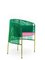 Green Caribe Dining Chair by Sebastian Herkner, Set of 4 2