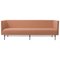 Galore Three-Seater Fresh Peach Sofa by Warm Nordic, Image 1