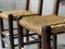 Rustic Straw Side Chairs in the style of Perriand, France, 1950s, Set of 2, Image 6