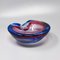 Blue and Pink Ashtray/Vide Poche by Flavio Poli for Seguso, 1960s 1