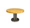 Round Table in Root and Metal from Turri Production, 1980s 1