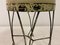 Wrought Iron and Leather Stool, 1960s 5