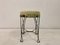 Wrought Iron and Leather Stool, 1960s 7