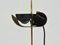 Floor Lamp Mod. Alogena 626 with Golden Stem Olive Green Lampshade by Joe Colombo for Oluce, Italy, 1970s, Image 4