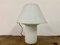 Italian White Glass Table Lamp, 1970s, Image 5