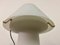 Italian White Glass Table Lamp, 1970s, Image 4