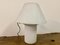 Lampe de Bureau en Verre Blanc, Italie, 1970s 3