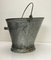 French Galvanised Zinc Coal Basket, 1950s 8