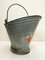 French Galvanised Zinc Coal Basket, 1950s 1