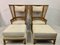 High Back Bamboo Chairs with Ottomans, 1980s, Set of 4, Image 16