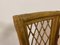 High Back Bamboo Chairs with Ottomans, 1980s, Set of 4, Image 13