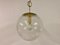 Italian Murano Glass Globe Ceiling Pendant, 1970s 8