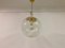 Italian Murano Glass Globe Ceiling Pendant, 1970s 2