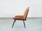 Easy Chair Scandinave en Cuir dans le style d'Ilmari Tapiovaara, 1950s 9