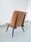 Easy Chair Scandinave en Cuir dans le style d'Ilmari Tapiovaara, 1950s 7