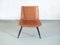 Scandinavian Leather Easy Chair in the style of Ilmari Tapiovaara, 1950s 2