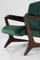 20th Century Brazilian Green Velvet Armchairs, 1950s, Set of 2 2