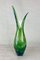 Green Murano Vase with Blue Tones, 1970s 2