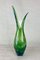 Vase Murano Vert avec Tons Bleus, 1970s 2