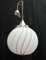 Vintage White Chandelier, 1960s 3