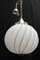 Lámpara de araña vintage blanca, años 60, Imagen 1