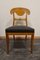 Biedermeier Chairs in Blonde Walnut, Set of 6 1