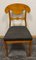 Biedermeier Chairs in Blonde Walnut, Set of 6, Image 4