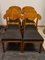 Extendable Round Table Biedermeier with Six Biedermeier Chairs, Set of 7, Image 3