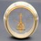 Horloge de Table Squelette Bicolore Mid-Century par Jaeger-Lecoultre, 1970s 6