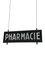 Vintage French Industrial Double Sided Glass Pharmacy Sign 4
