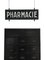 Vintage French Industrial Double Sided Glass Pharmacy Sign, Image 5