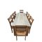 Rustic Solid Dining Table and Chairs, Rajasthan, India, Set of 11, Image 1