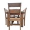 Rustic Solid Dining Table and Chairs, Rajasthan, India, Set of 11 8