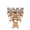 Rustic Solid Dining Table and Chairs, Rajasthan, India, Set of 11, Image 3