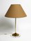 Large Acrylic Glass and Brass Table Lamp by Vereinigte Werkstätten, 1970s 18