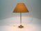 Large Acrylic Glass and Brass Table Lamp by Vereinigte Werkstätten, 1970s 5