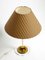 Large Acrylic Glass and Brass Table Lamp by Vereinigte Werkstätten, 1970s 4
