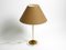 Large Acrylic Glass and Brass Table Lamp by Vereinigte Werkstätten, 1970s 2