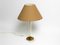 Large Acrylic Glass and Brass Table Lamp by Vereinigte Werkstätten, 1970s 19