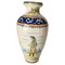 Handbemalte französische Fayence Vase, 19. Jh. von Henriot Quimper 1
