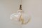 Lámpara colgante Mid-Century de vidrio, años 60, Imagen 5