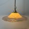 Lámpara colgante en forma de remolino de cristal de Murano, años 70, Imagen 2