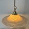 Lámpara colgante en forma de remolino de cristal de Murano, años 70, Imagen 4