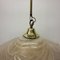 Lámpara colgante en forma de remolino de cristal de Murano, años 70, Imagen 10