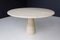 Large Round Travertine Dining or Centre Table, Italy, 1970s 9