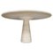 Large Round Travertine Dining or Centre Table, Italy, 1970s 1