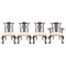 Chippendale Style Dining Chairs and Armchair, 19th Century, Set of 4, Image 1