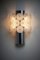 Space Age Wandlampe aus Chrom mit Schaumglas von Cosack Leuchten, 1955 2